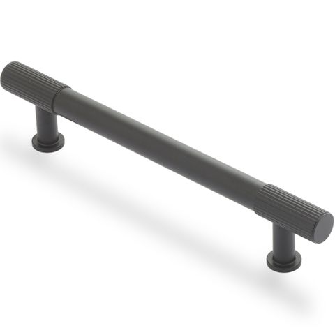 ROMANO HANDLE 128MM MATT BLACK (CASTELLA)