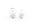 SOVEREIGN KNOB 25MM TRANSPARENT CRYSTAL / POLISHED CHROME (CASTELLA)