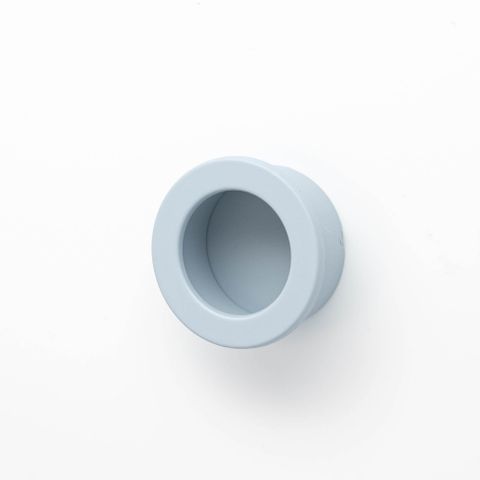 FLUSH PULL 30MM ROUND DUSTY BLUE (CASTELLA)