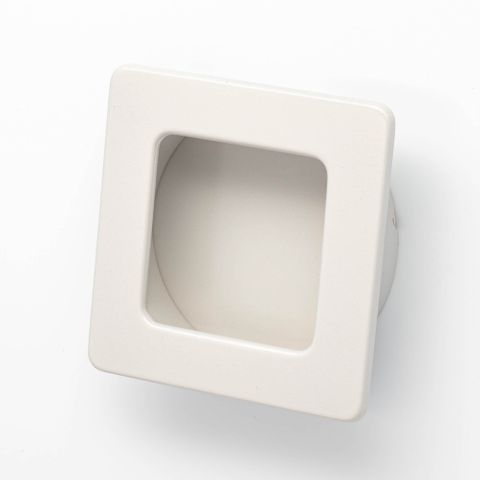 SQUARE FLUSH PULL 50MM ROUND DUSTY SAND (CASTELLA)