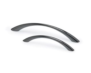 TAPERED BOW HANDLE BLACK NICKEL 128MM