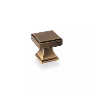 KENSINGTON KNOB 30MM AGED BRASS (CASTELLA)