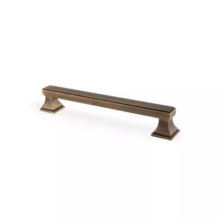 KENSINGTON HANDLE 160MM AGED BRASS (CASTELLA)