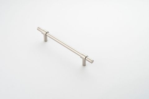 NEWPORT T-KNOB 128MM  316SS SATIN STAINLESS STEEL (CASTELLA)