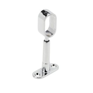 VJS TELESCOPIC CENTRE PILLAR CHROME OVAL 30X15MM