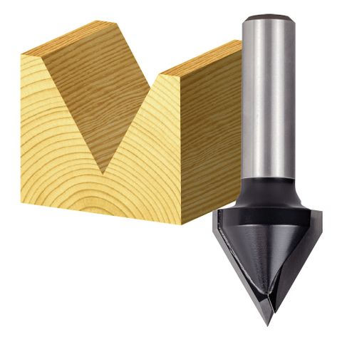60o VEE GROOVE BIT 2 - CARBIDE TIPPED