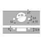 HET SENSYS (9645i) 110o HINGE SOFT CLOSE OVERLAY - FAST FIX ASSEMBLY