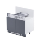 BLISS ALFRESCO BBQ CABINET 885-LPG NEW STONE TEXTURED 945X885X610MM