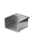 BLISS ALFRESCO FIRE JACKET STAINLESS STEEL 621X885X300MM