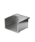 BLISS ALFRESCO FIRE JACKET STAINLESS STEEL 621X615X300MM