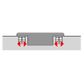 HET SENSYS THICK DOOR HINGE SOFT CLOSE 95o - FLASH FAST