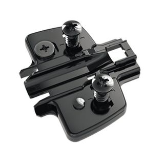 HET SENSYS OBSIDIAN BLACK 0MM MOUNT PLATE DIRECT HEIGHT ADJ WITH SCREWS