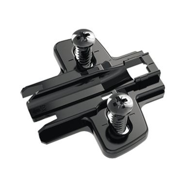 HET SENSYS OBSIDIAN BLACK 0MM MOUNT PLATE WITH SCREWS
