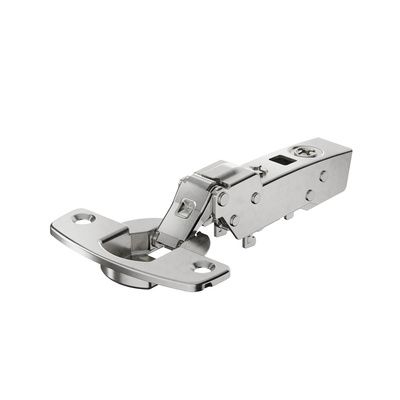 HET SENSYS 110o THIN DOOR HINGE (SHALLOW CUP) HALF OVERLAY - SCREW ON