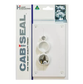 CABISEAL COVER PLATE - DISHWASHER INLET/OUTLET (WHITE)
