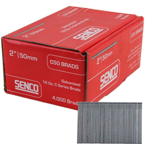 BRADS C 16G 50MMX1.6MM (4000) (SENCO)