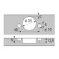 HET SENSYS 165o HINGE (8657) WITHOUT SILENT SYSTEM - FAST FIX