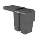 HAFELE WASTE BIN HIDEAWAY 2 X35LT CINDER