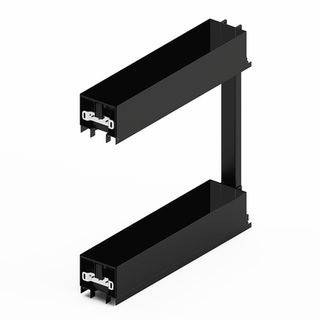 LARIO 200 PULL-OUT UNIT, CABINET BODY WIDTH 150 (2-TIER) ANTHRACITE