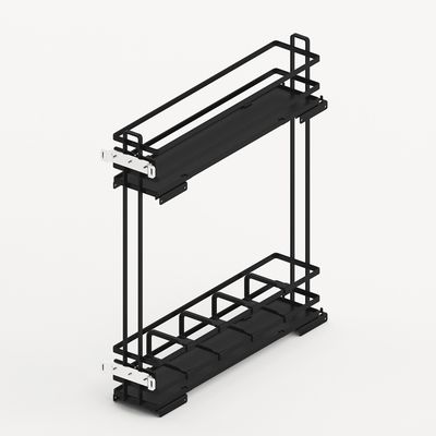 LARIO 400 PULL-OUT UNIT, CABINET BODY WIDTH 200 (2-TIER) ANTHRACITE