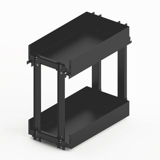 LARIO 200 PULL-OUT UNIT, CABINET BODY WIDTH 400 (2-TIER) ANTHRACITE