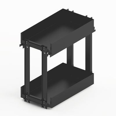 LARIO 200 PULL-OUT UNIT, CABINET BODY WIDTH 400 (2-TIER) ANTHRACITE