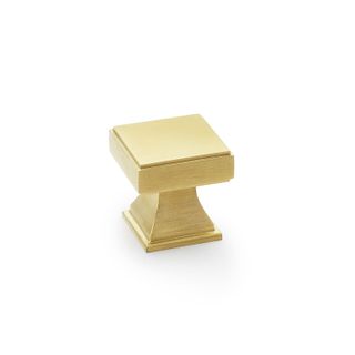 KENSINGTON KNOB 30MM SATIN BRASS PVD (CASTELLA)