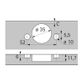 HET SENSYS 165o HINGE (NON SOFT COSE) - FAST FIX