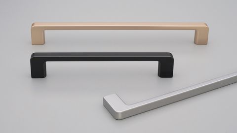 BEGA HANDLE 160MM C TO C MATT SILVER PAINT