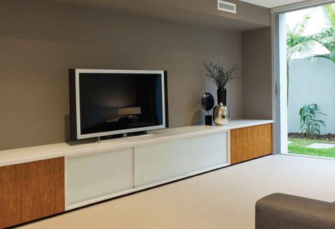 CABINETMAKER FLOOR DOUBLE TRACK 4880MM - CLEAR ANODISED