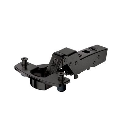 SENSYS 110&deg; HINGE WITH INTEGRATED SILENT SYSTEM (8645I), OBSIDIAN BLACK , INSET (EXPANDING DOWELS)
