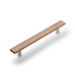 LENAH 288MM CABINET HANDLE - TASMANIAN OAK - POLISHED CHROME