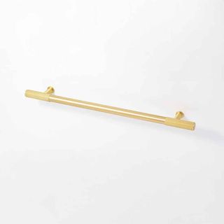 RIDGE 450MM DOOR PULL - FACE FIX - SATIN BRASS