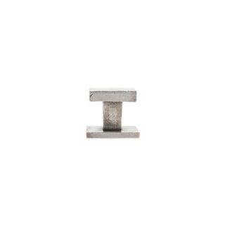 CAST SQUARE 80MM SQUARE CENTRE DOOR KNOB - LIGHT BRONZE