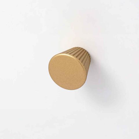 CASCADE 30MM CONE KNOB - MATT GOLD