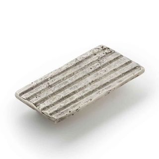 CAST LARGE RECTANGLE PULL - SILVER