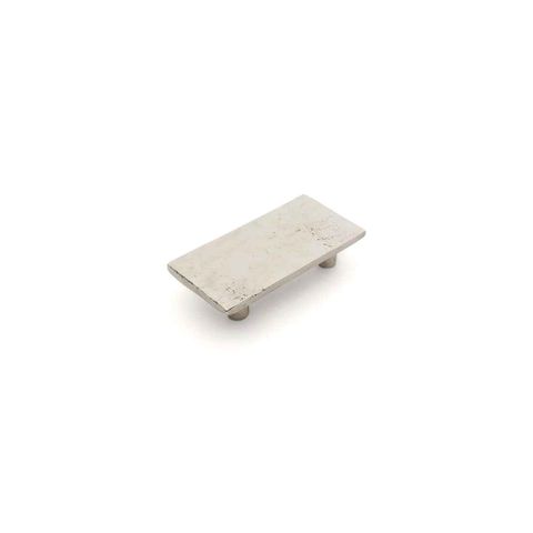CAST 96MM LARGE FLAT CABINET PULL - SILVER