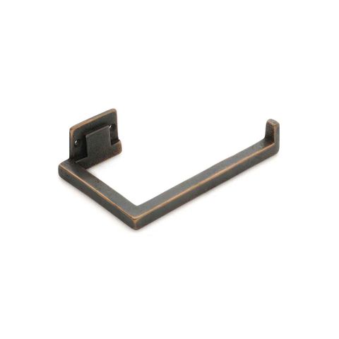 CAST PRISM TOILET ROLL HOLDER - SILVER
