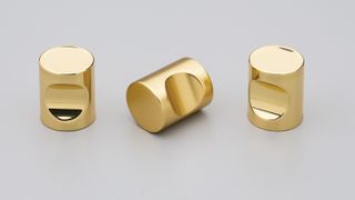 TUBA BRASS KNOB 20MM POLISH BRASS MATT