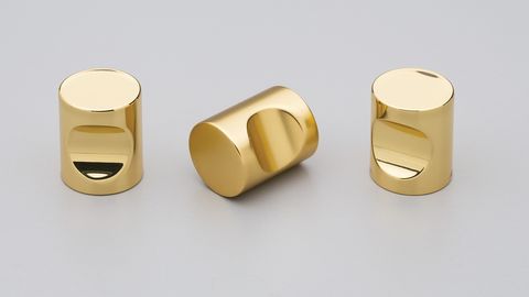 TUBA BRASS KNOB 20MM POLISH BRASS MATT