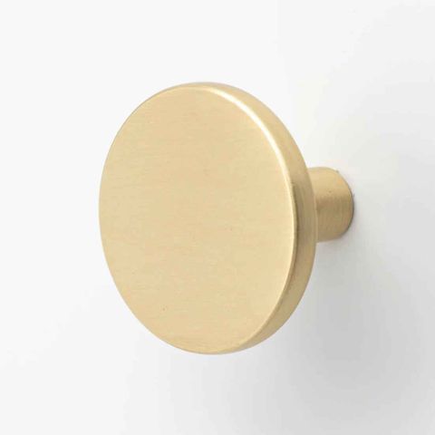 REED 35MM ROUND KNOB - SATIN BRASS