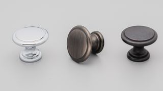 KNOB 29.8MM BRASS PLATED MATT