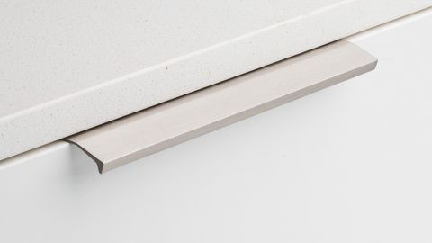 EDGE PULL 40MM O/A 16MM C TO C ALUMINIUM BRUSHED GUNMETAL ANODISED