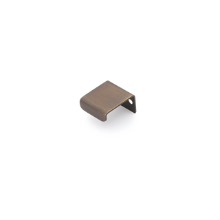 LEDGE 30MM SOLID BRASS LIP PULL - BRONZE