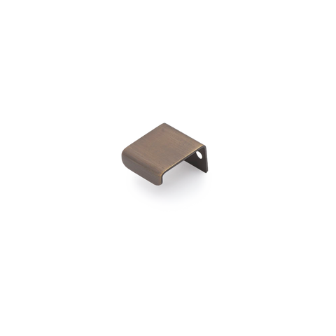 LEDGE 30MM SOLID BRASS LIP PULL - BRONZE