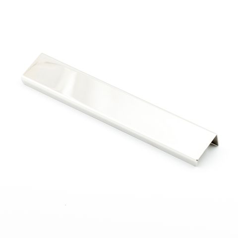 LEDGE 200MM LIP PULL - POLISHED STAINLESS STEEL