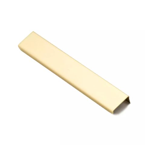 LEDGE 200MM SOLID BRASS LIP PULL - SATIN BRASS