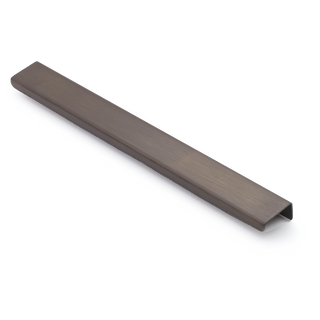 LEDGE 300MM SOLID BRASS LIP PULL - BRONZE