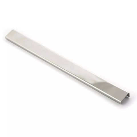 LEDGE 400MM LIP PULL - POLISHED STAINLESS STEEL