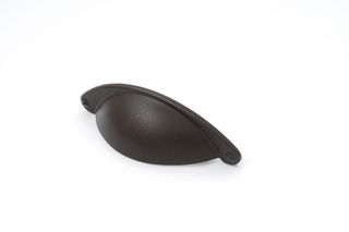 SHAKER 64MM CUP PULL - ANTIQUE BRONZE
